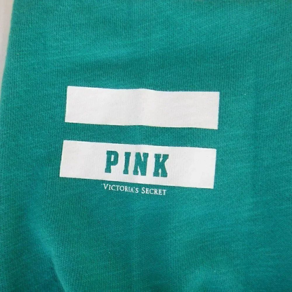 Victoria Secrets Pink teal green 86 L/S top - Picture 5 of 5
